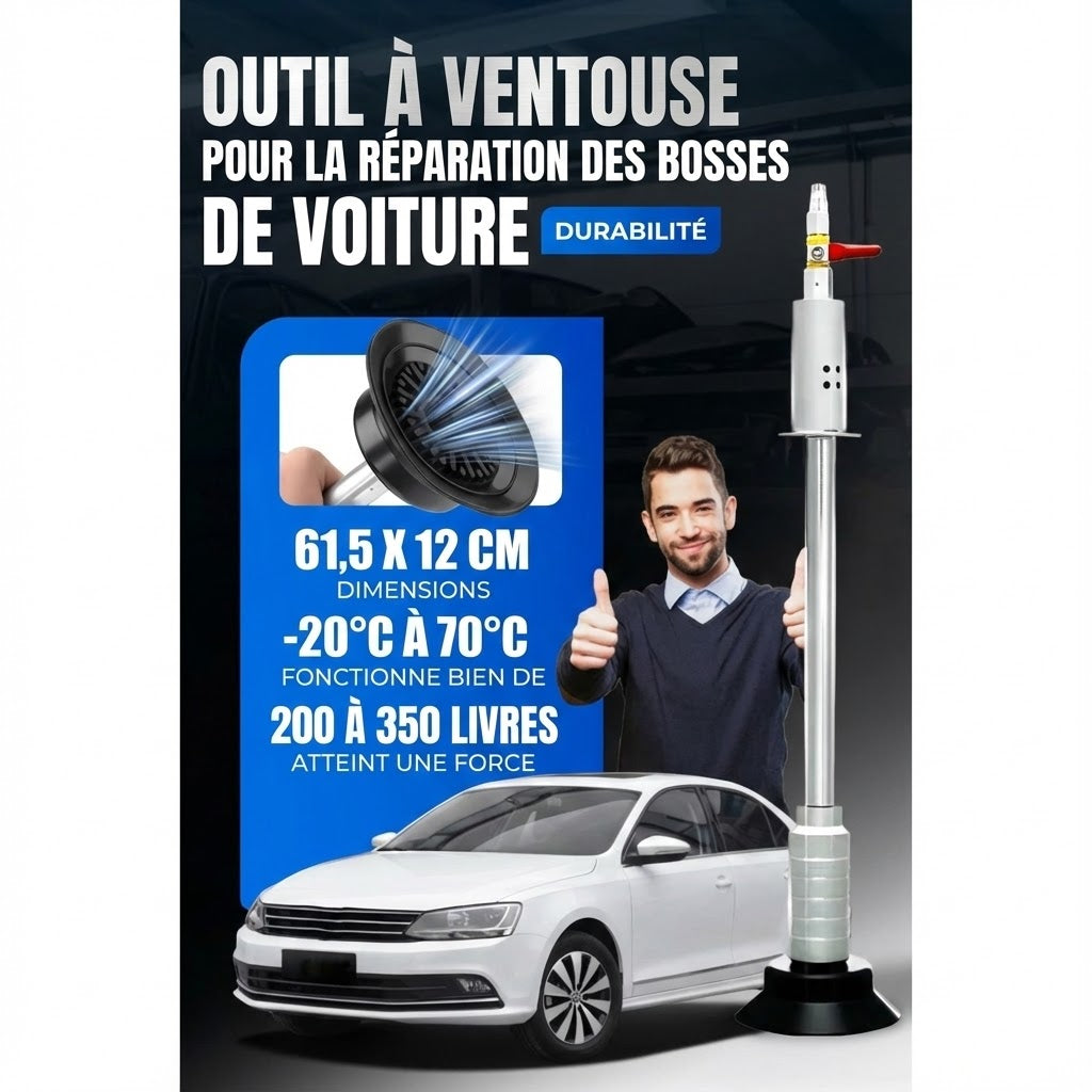 Ventouse double puissante pour les bosses de voiture