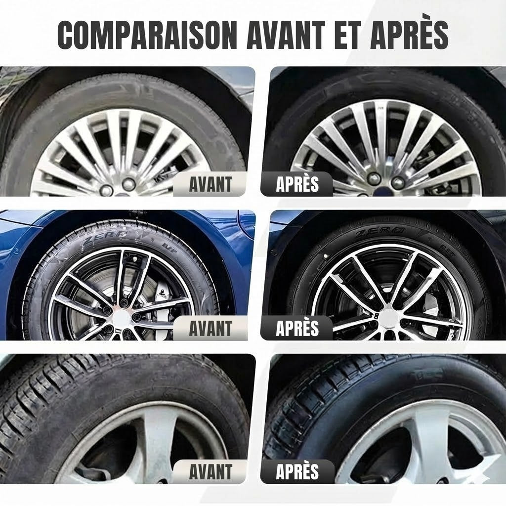 Spray rénovateur pour plastique et caoutchouc