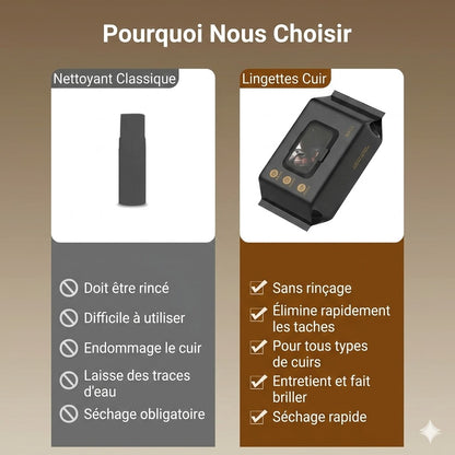 Lingettes pour l'intérieur de la voiture
