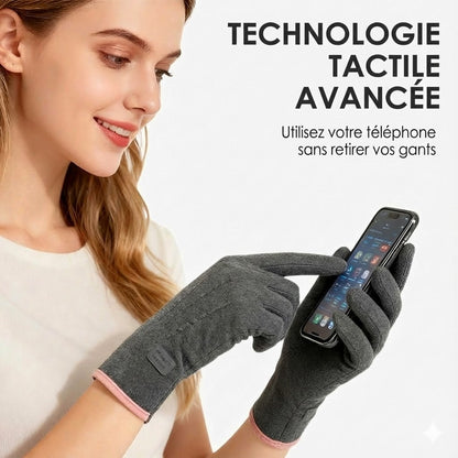 Gants coupe-vent, chauds et antidérapants compatibles avec écran tactile
