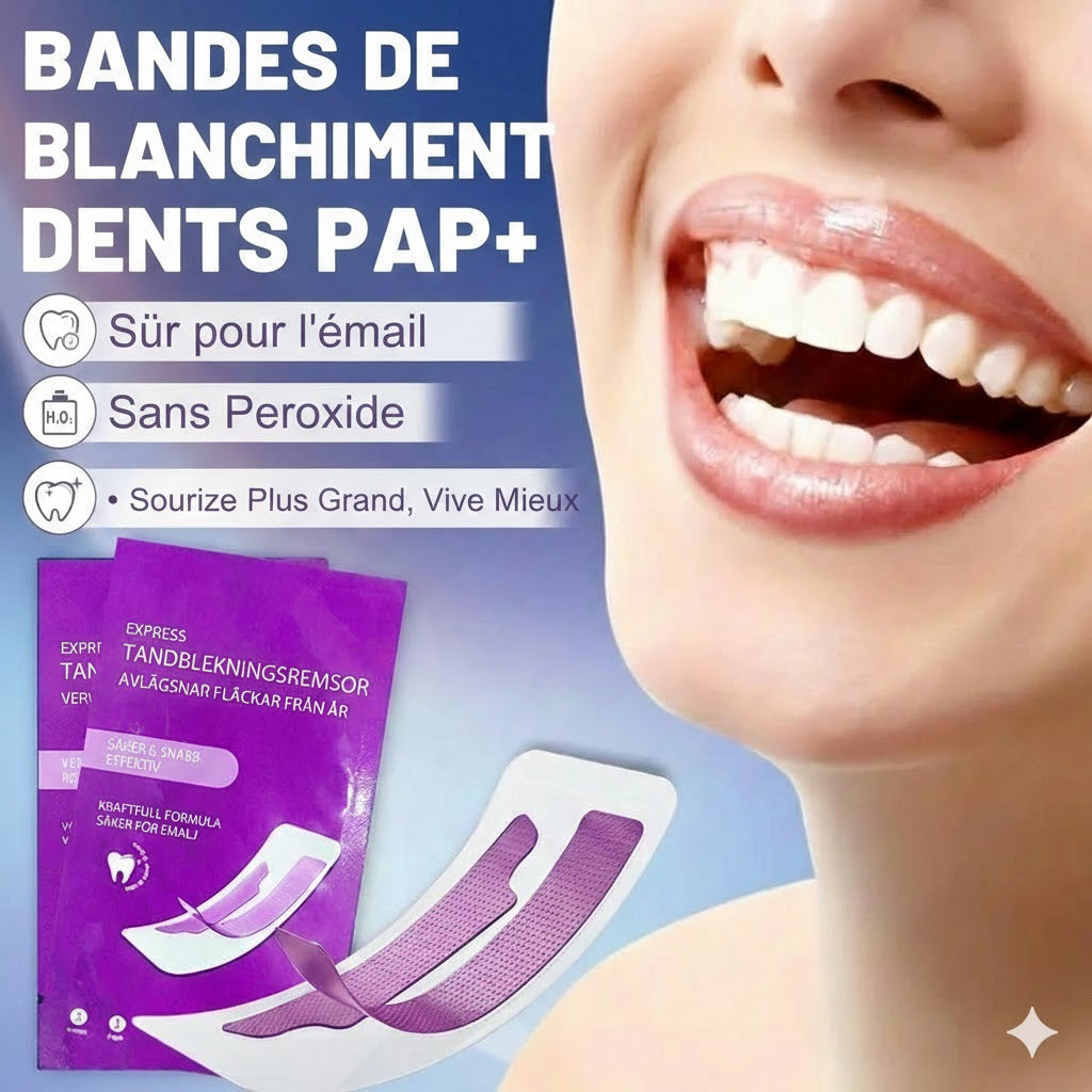 Bandes de blanchiment des dents