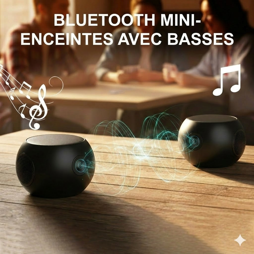 Mini Enceinte Bluetooth Avec Basses