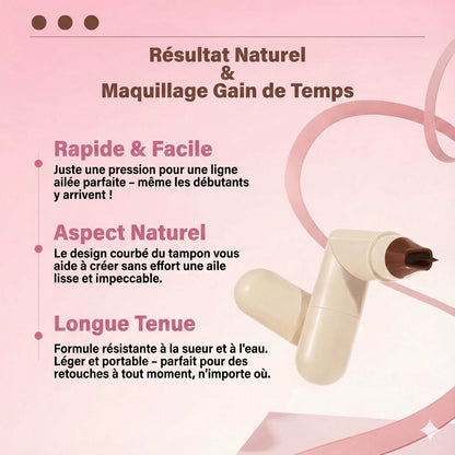 Stylo tampon eyeliner rotatif