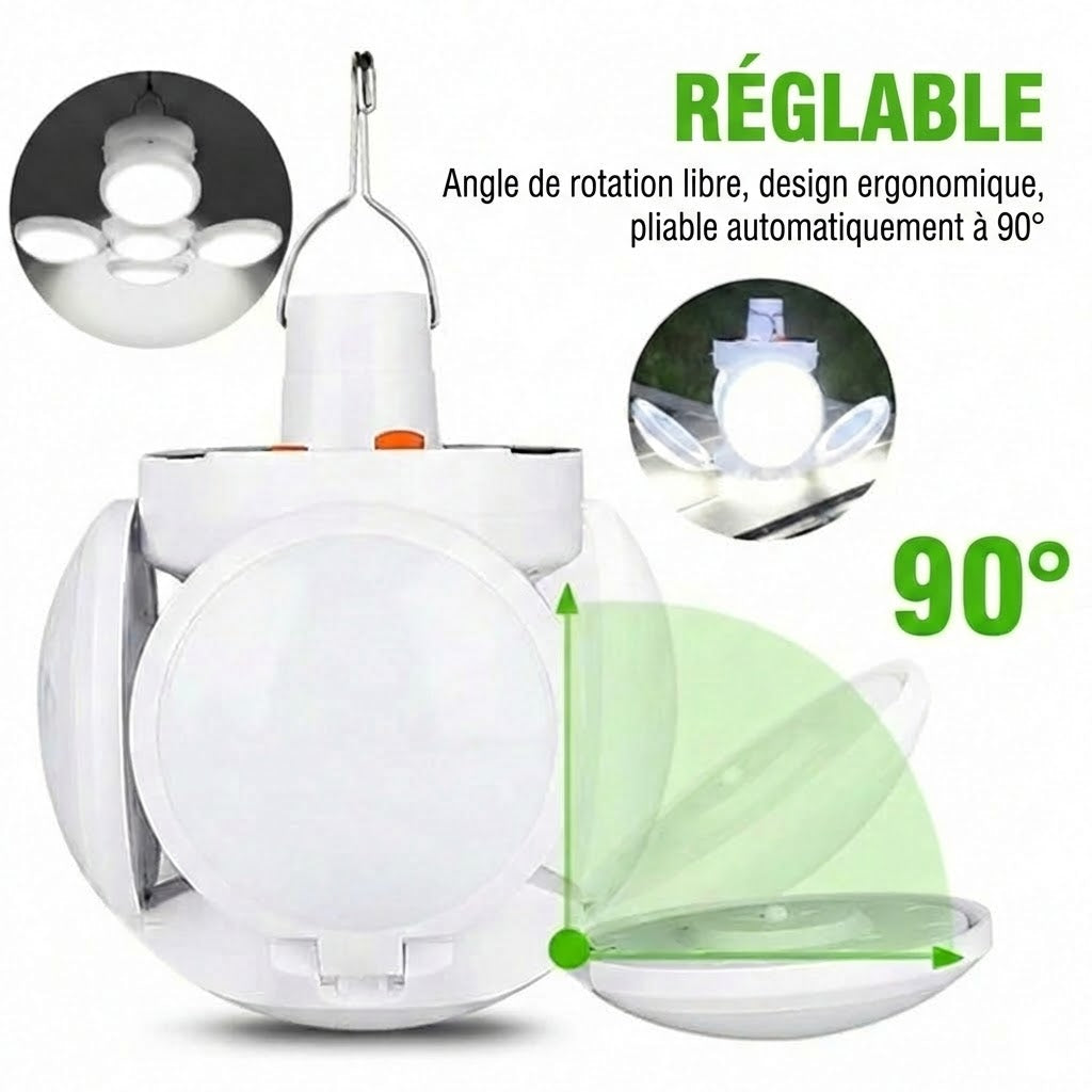 Lampe De Football Solaire Multifonctionnelle Pliable