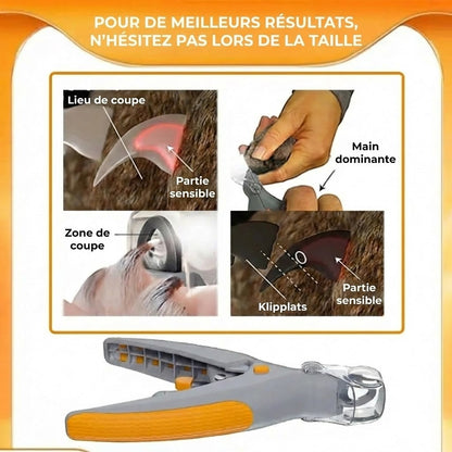 Coupe-ongles LED pour animaux