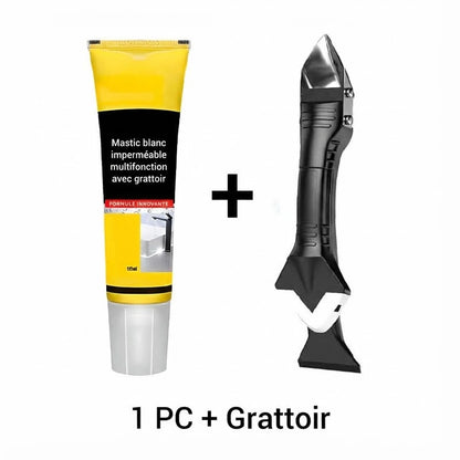 Mastic blanc imperméable multifonctionnel avec grattoir (avec grattoir)