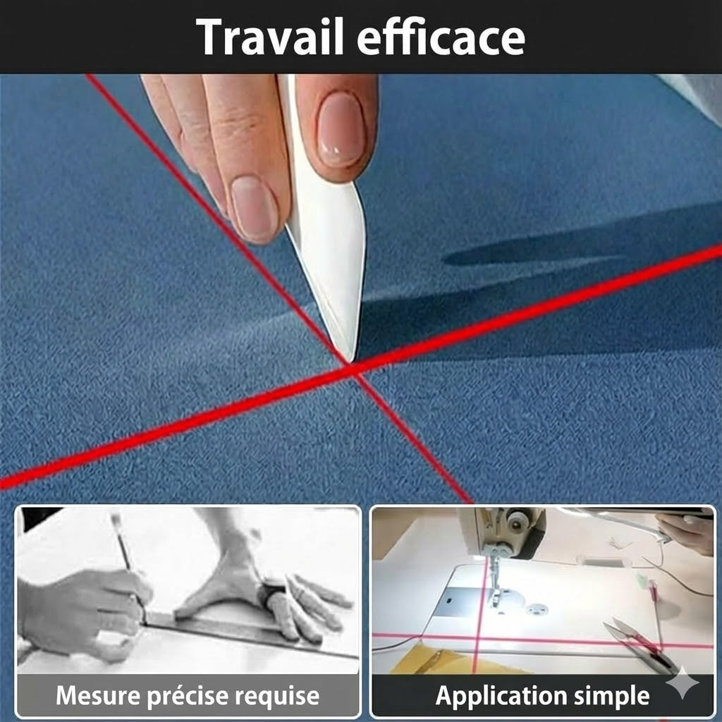 Lampe de positionnement magnétique pour machine à coudre