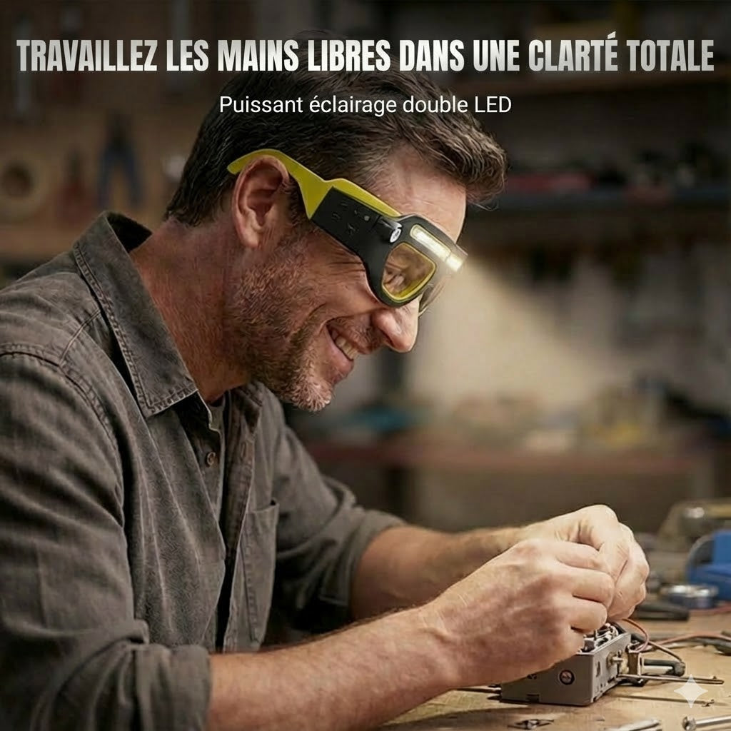 Lampe frontale LED puissante : étanche et rechargeable (extérieur et bricolage)