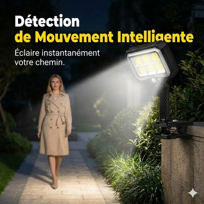 Lampe solaire d'extérieur – clipsez-la et votre jardin brille gratuitement !
