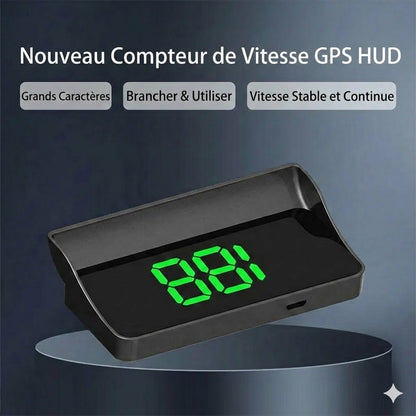 Compteur de vitesse avec affichage tête haute