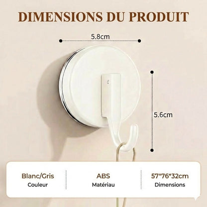 Crochet à ventouse ultra-puissant