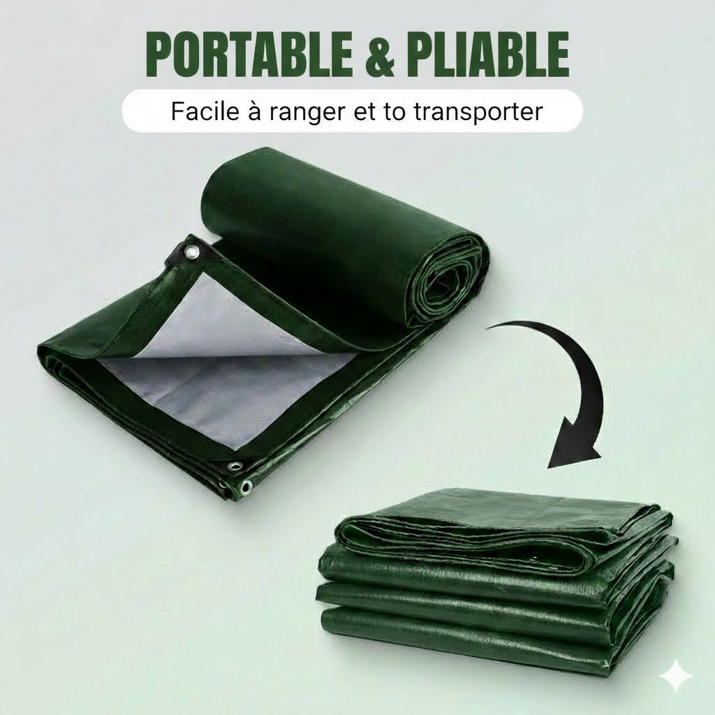 Toile d'extérieur imperméable avec protection UV