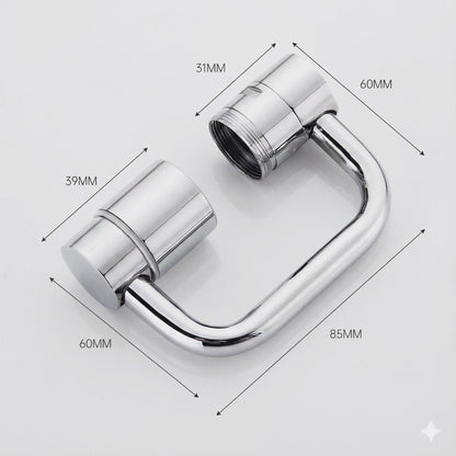 Rallonge de robinet rotative à 1080° avec 2 positions