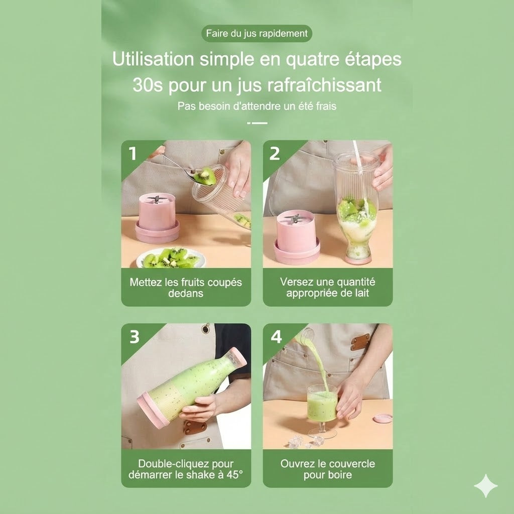Mixeur portable pour des aliments frais