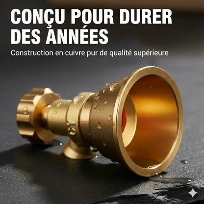 Pulvérisateur agricole à buse en laiton réglable