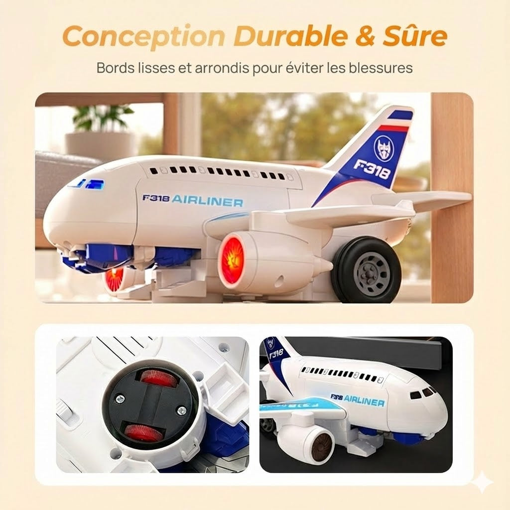 Avion robot électrique transformable 2 en 1