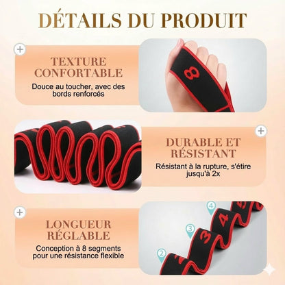 Étirez-vous plus profondément, bougez plus librement – Bande de résistance, où que vous soyez