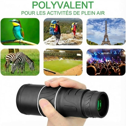 Télescope monoculaire à double zoom optique 16x52
