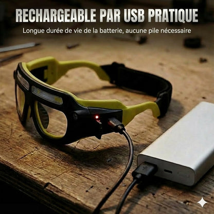 Lampe frontale LED puissante : étanche et rechargeable (extérieur et bricolage)