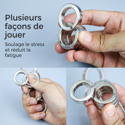 Anneau d'autodéfense pliable