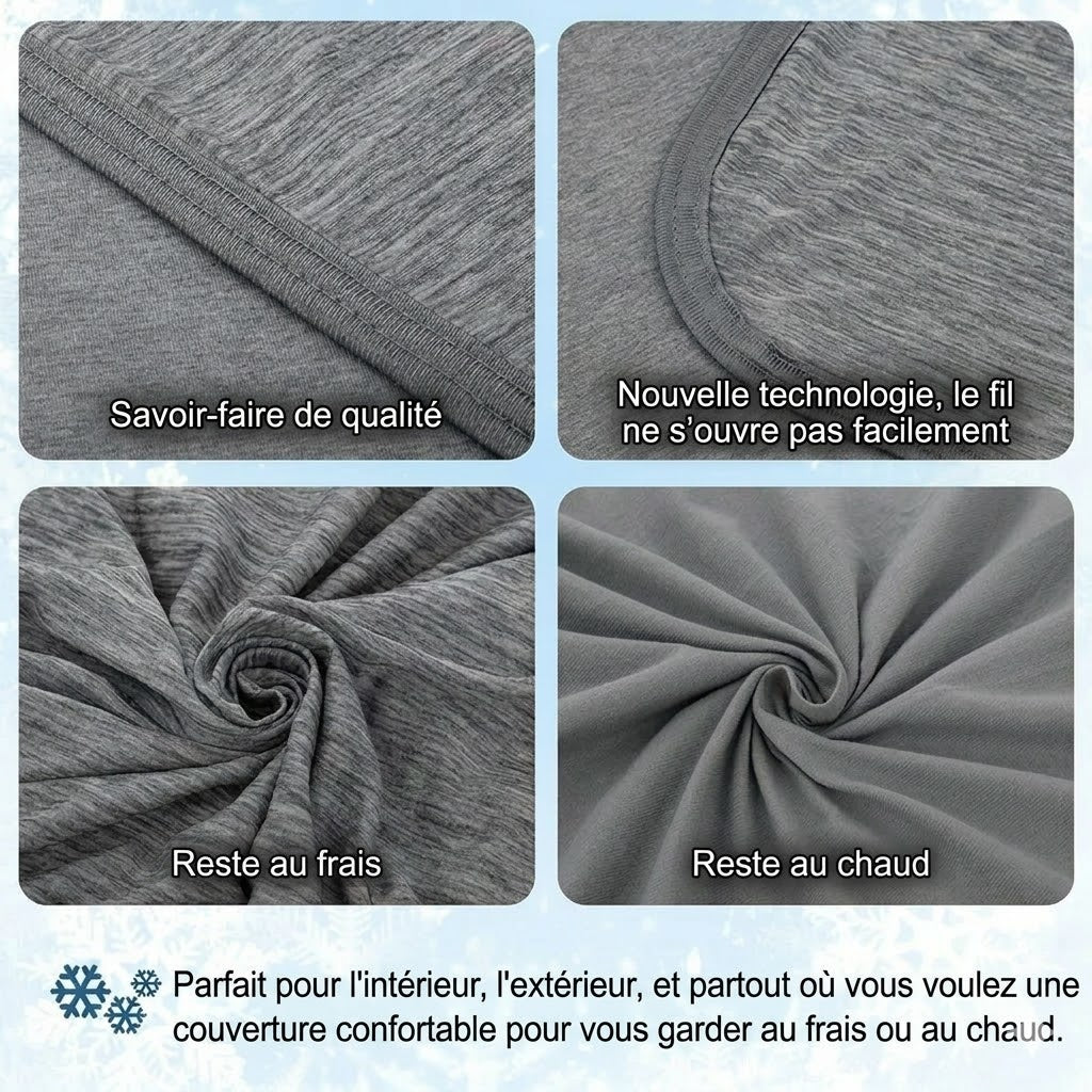 Couverture rafraîchissante pour dormeurs qui ont chaud