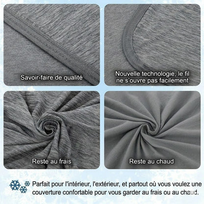 Couverture rafraîchissante pour dormeurs qui ont chaud