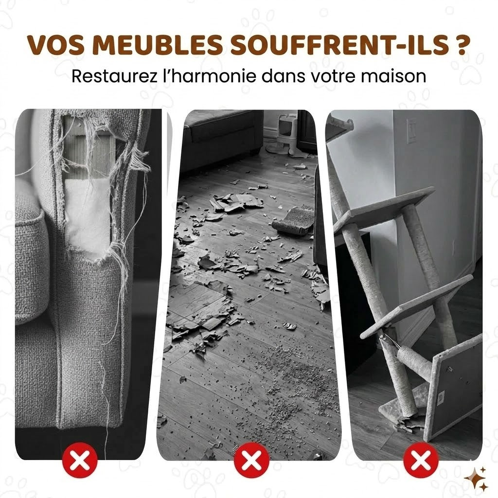 Griffoir 2-en-1 en sisal pour chat