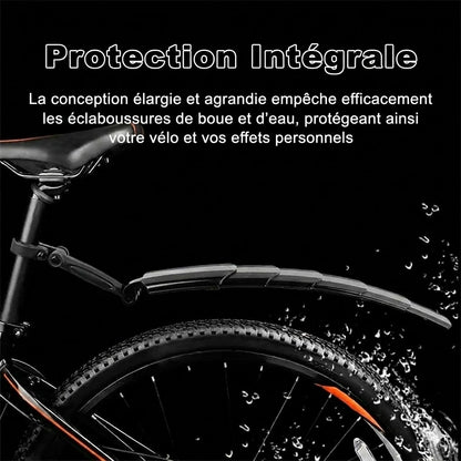 Garde-boue rétractable et réglable pour vélo