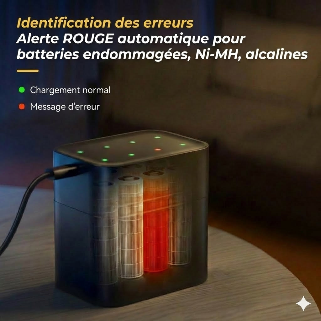 Chargeur de batterie au lithium - Protection contre la surcharge