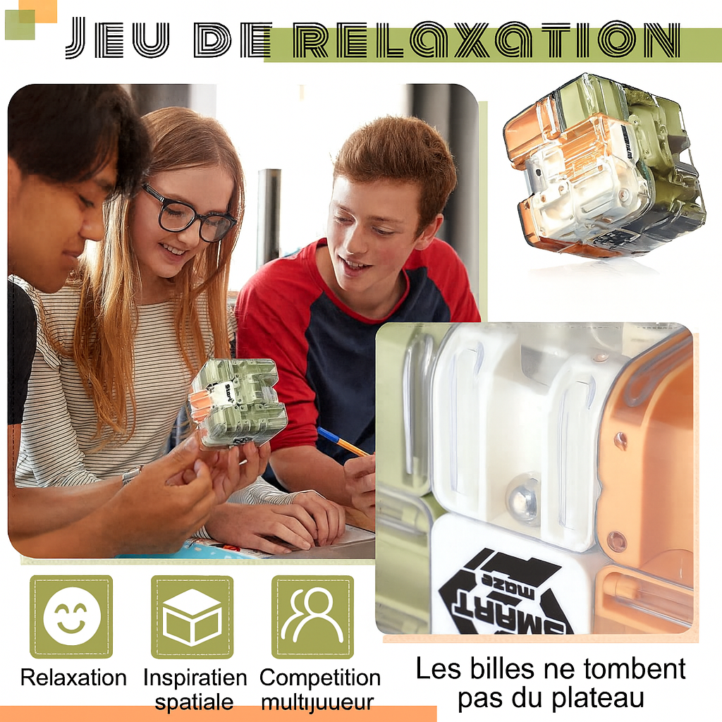 Grand puzzle labyrinthe 3D