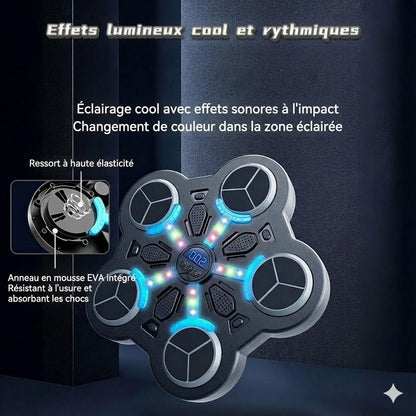 Machine de boxe musicale Bluetooth pour enfants