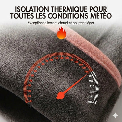 Gants coupe-vent, chauds et antidérapants compatibles avec écran tactile