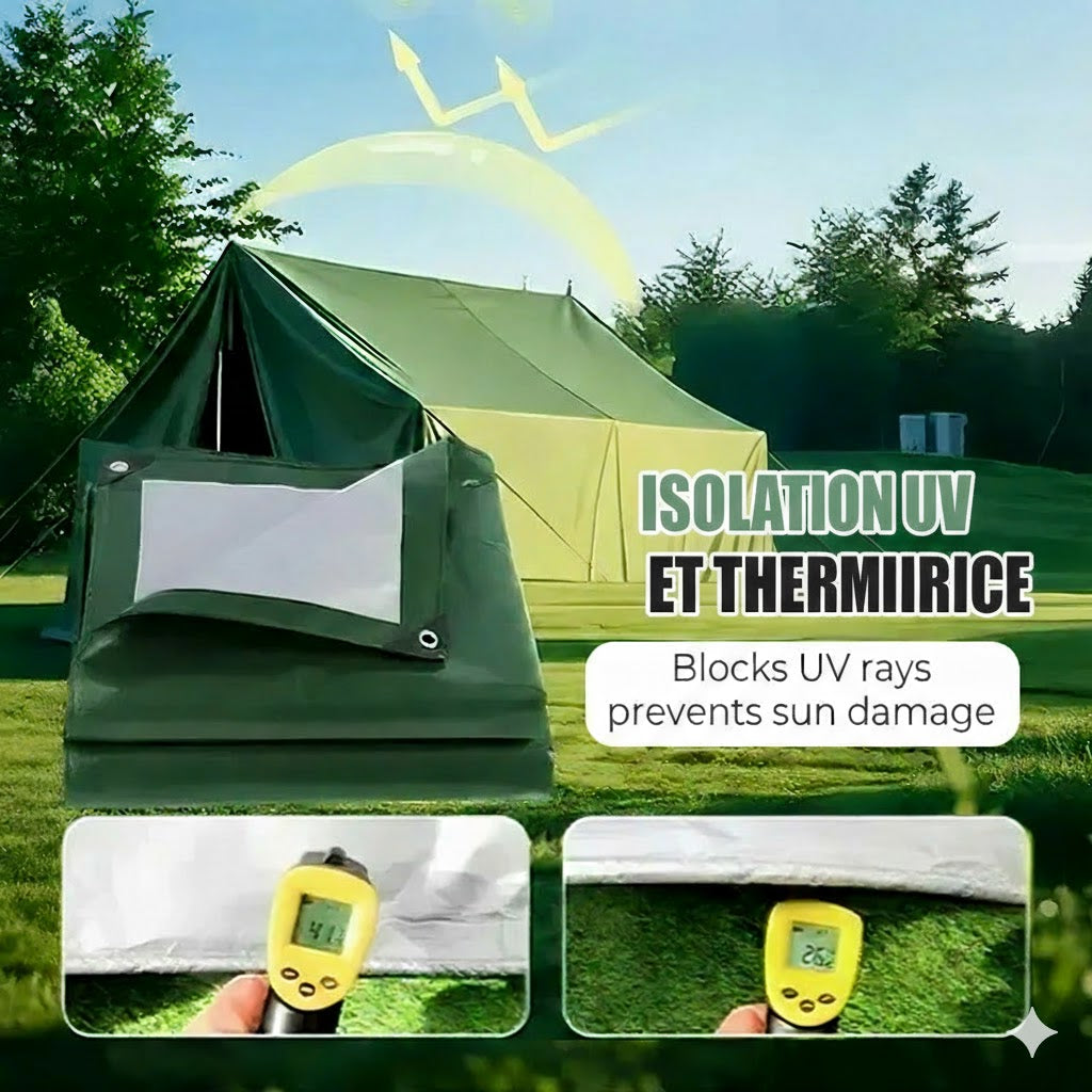 Toile d'extérieur imperméable avec protection UV