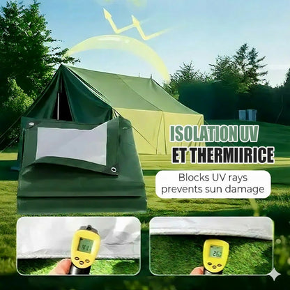Toile d'extérieur imperméable avec protection UV