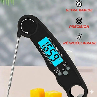 Thermomètre alimentaire numérique à lecture instantanée