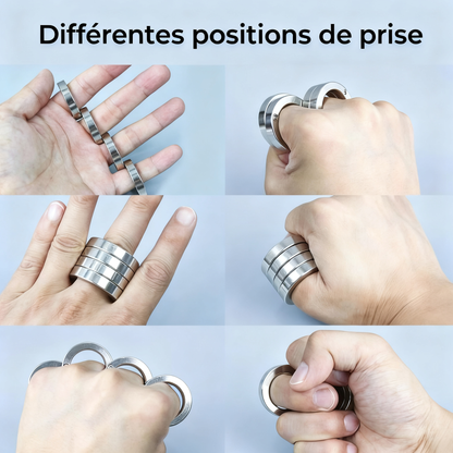 Anneau d'autodéfense pliable