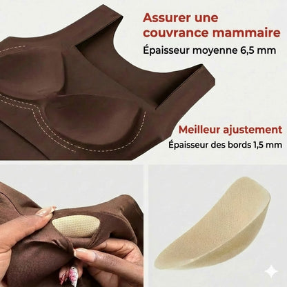 Débardeur thermique avec Ingebouwde BH (U-Neck)