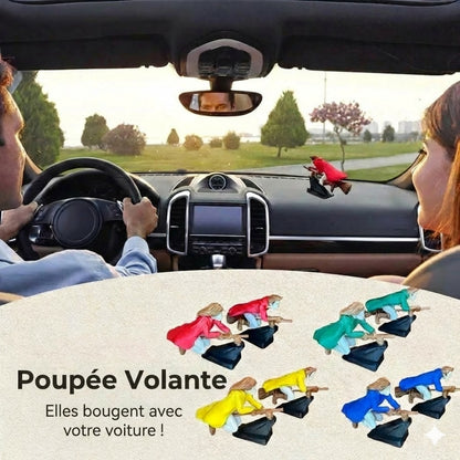 Décoration de tableau de bord balai magique