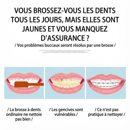 Nettoyeur de dents ultrasonique professionnel multifonctionnel et multi-vitesses