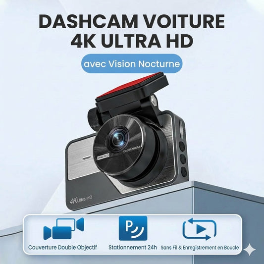 Caméra embarquée 4K Ultra HD avec Wi-Fi et vision nocturne