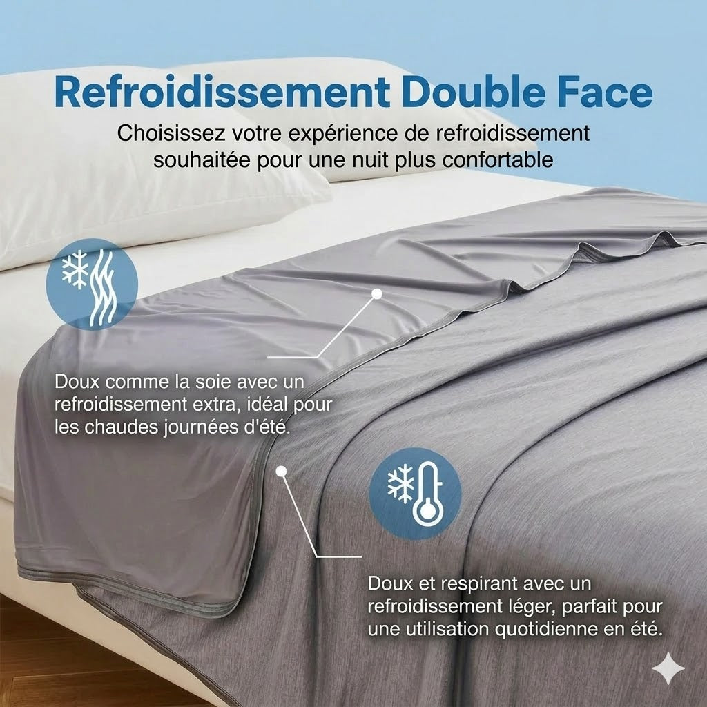 Couverture rafraîchissante pour dormeurs qui ont chaud