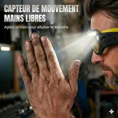 Lampe frontale LED puissante : étanche et rechargeable (extérieur et bricolage)