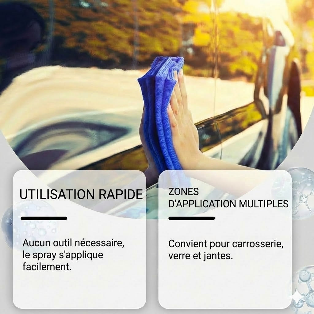 Kit de polissage de voiture anti-rayures pour la restauration de la peinture