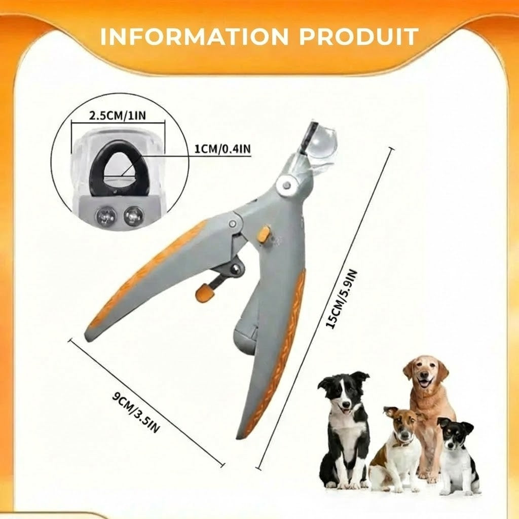 Coupe-ongles LED pour animaux