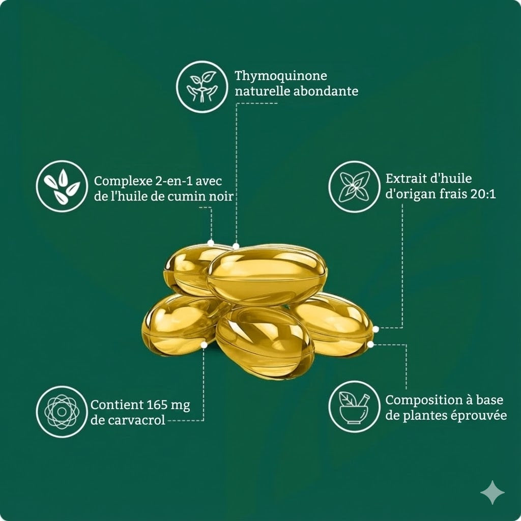 Huile à base d'origan