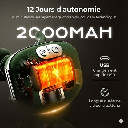 Le meilleur masseur de cou portable – 3 fois plus de détente !