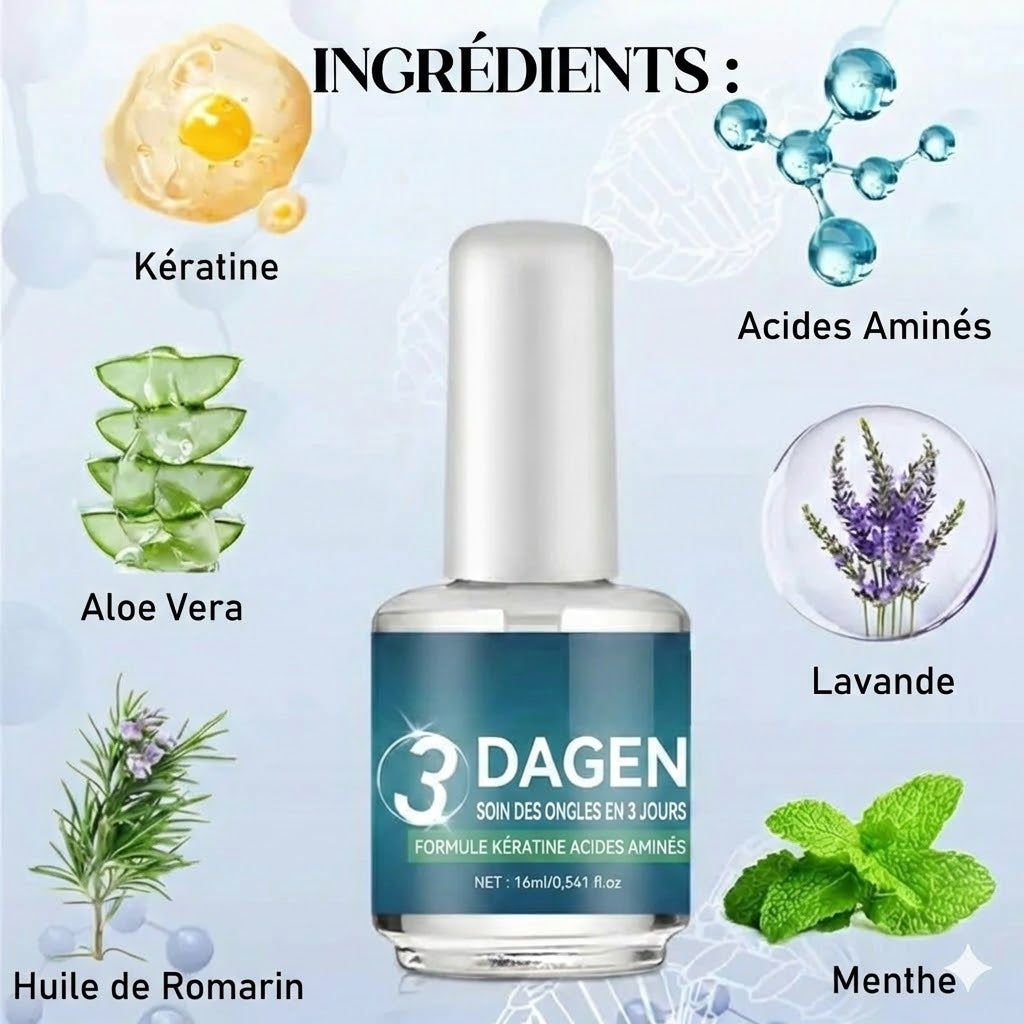 Huile pour ongles à séchage rapide haute brillance