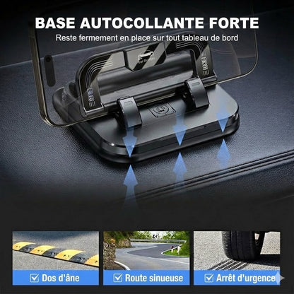 Support de téléphone pliable et rotatif à 360°