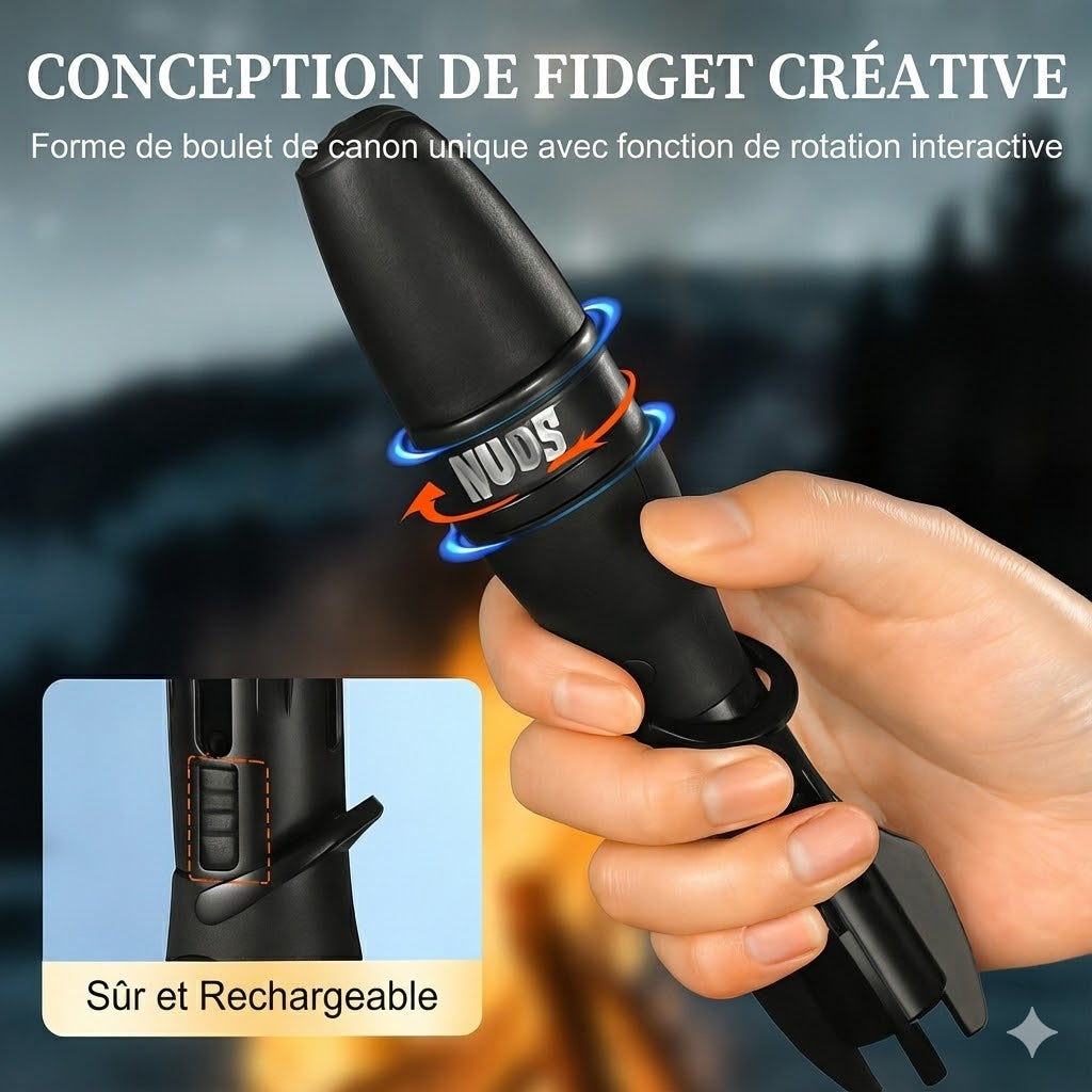 Briquet anti-stress fusée créatif