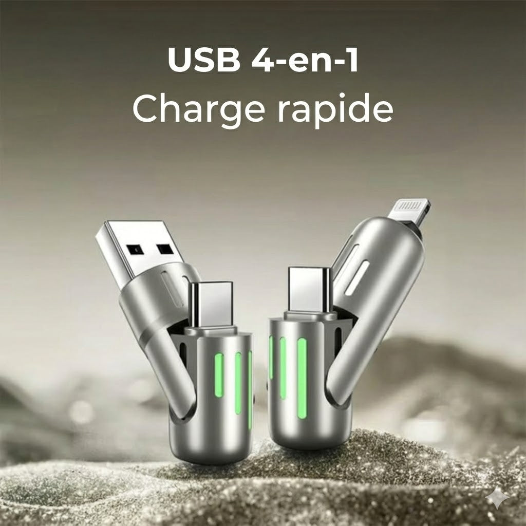 Câble de charge 4 en 1